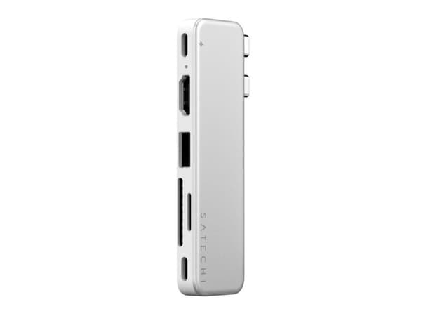 Satechi USB-C Snap Hub för MacBook Neo - Silver