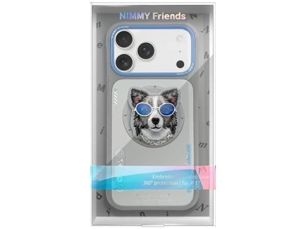 Nimmy briller Cool nag MagSafe-deksel til iPhone 17 - grå