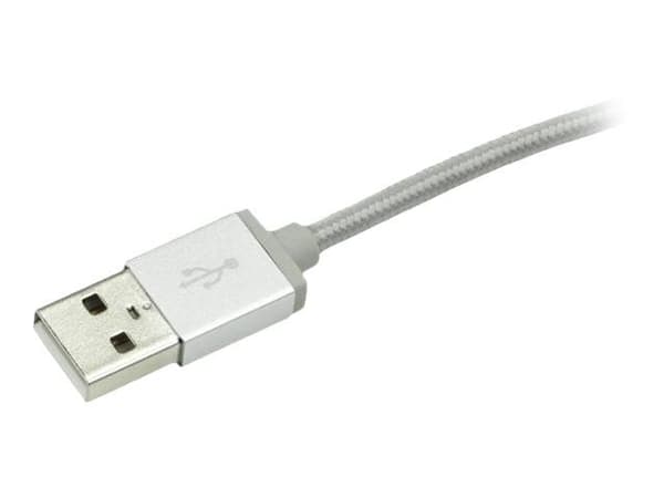 StarTech.com 1 m USB-multiladdningskabel - USB till Micro-USB eller USB-C eller Lightning för iPhone/ iPad/iPod/Android - Apple MFi-certifierad - 3...