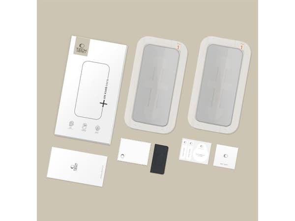 Tech-Protect Quick Set Spy+ integritetsglas 2-pack för iPhone 16 Pro