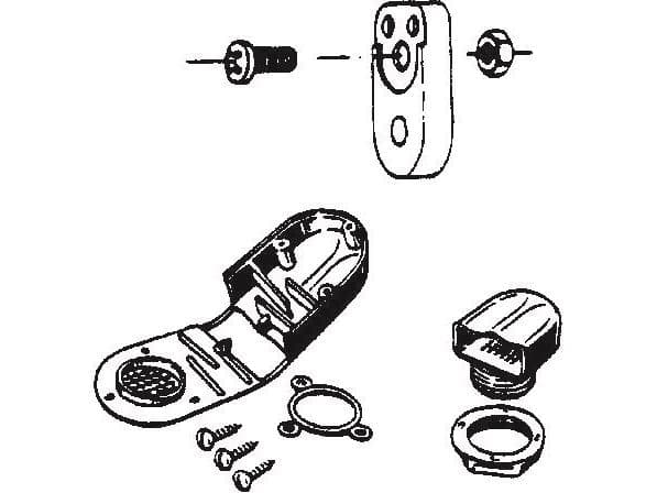 Seinäkiinnike MB10674 (4 kpl)