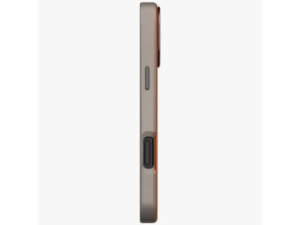 Uniq Lyden DS-deksel til iPhone 17 Pro Max Magclick-lading - Orange-grå