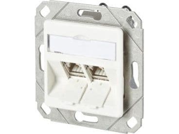 BTR NETCOM 130B11D21102-E, RJ-45, 6a, Valkoinen