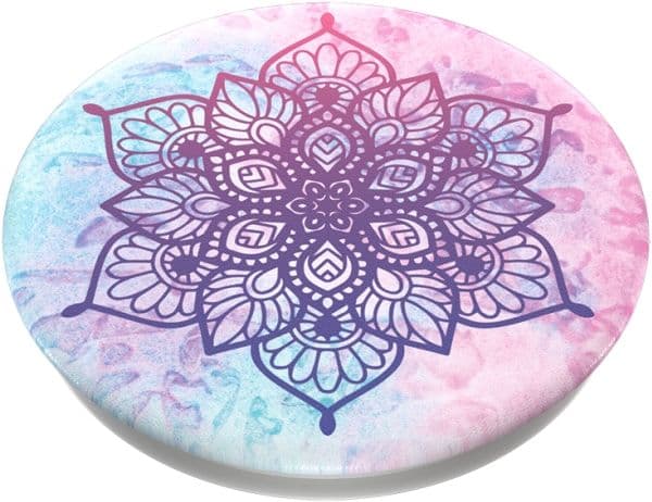 PopSockets Swappable PopGrip - Fingergrepp/vikbart ställ för mobiltelefon - Rainbow Nirvana