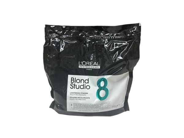 L'Oreal Blond Studio Multi-Tech Deco Powder Pouch 500 Grams Level 8