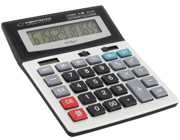 Esperanza ECL103 - Skrivbordskalkylator - 12 siffror