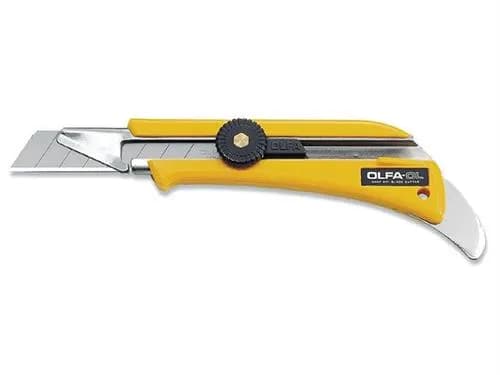 Olfa bræk af-kniv med tæppehage, 18 mm