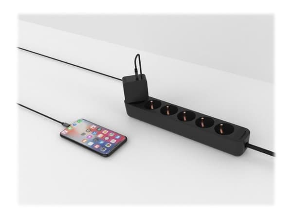 Green Cell - Strømadapter - 18 watt - PD 3.0 (USB-C) - svart