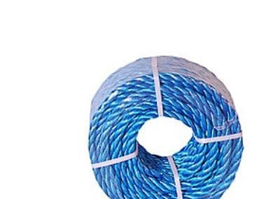 Dymo Roliba polyrep blå 6 mm - 3-flätad minirulle 20 meter