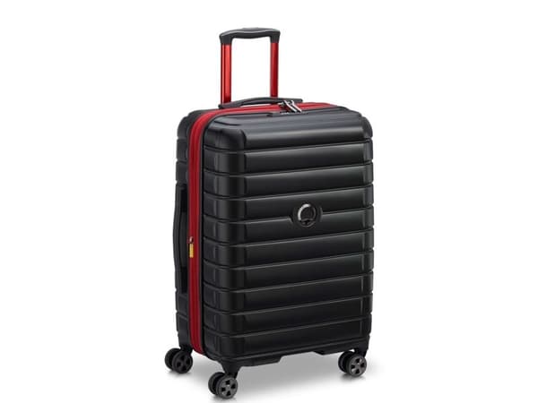 Delsey Shadow 5.0 utvidbar kuffert 66 cm, sort