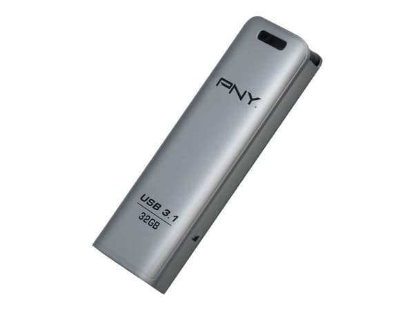 PNY Elite Steel - USB-flashstasjon - 32 GB - USB 3.1