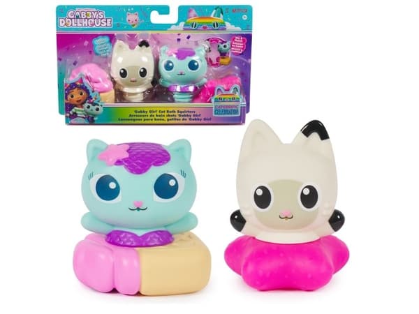 Gabby's Dollhouse Bath Squirter set w/2 figures