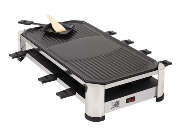 FRITEL RG 2170 - Raclette/grilli - 1,5 kW - rustfrit stålkrom/sortti