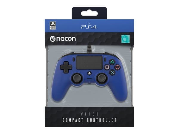 NACON - Håndkonsoll - kablet - blå - for PC, Sony PlayStation 4