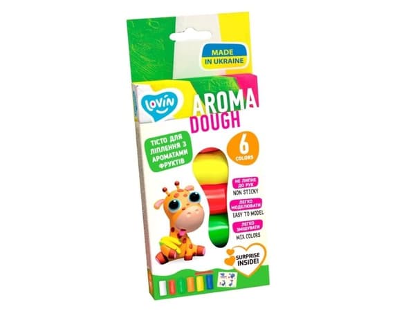 6-värinen AROMA PLAY -taikinasetti