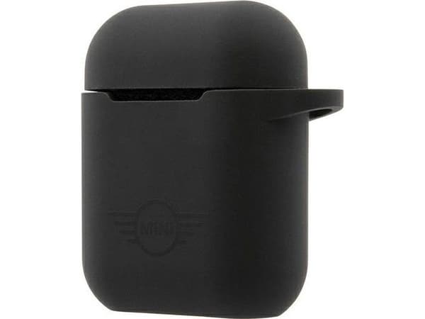 Mini Morris Mini Mini Mini Mini MIACA2SLTBK AirPods-skydd Exclusive/Svart Solid Silicone Collection