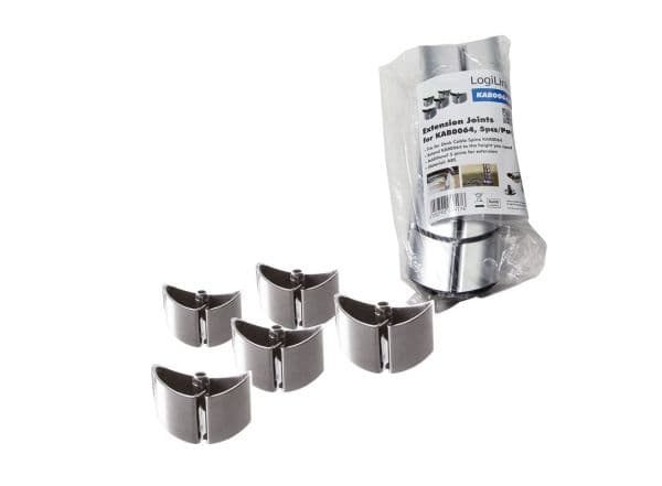 LogiLink Flexible cable channel, additional joints, 5 pcs.