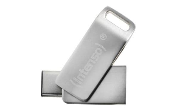 Intenso cMobile Line - USB-flashstasjon - 128 GB - USB 3.2 Gen 1 / USB-C - sølv