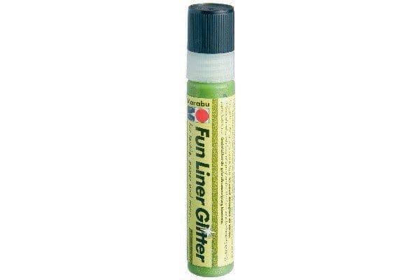 Marabu Fun Liner Glitter 25 ml Reseda