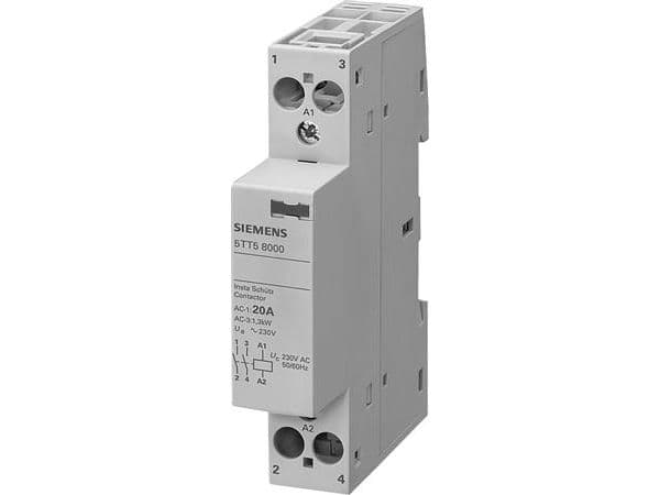 Insta Modulkontaktor 20A, 2 slutte, 230V, 1M, 5TT5800-0