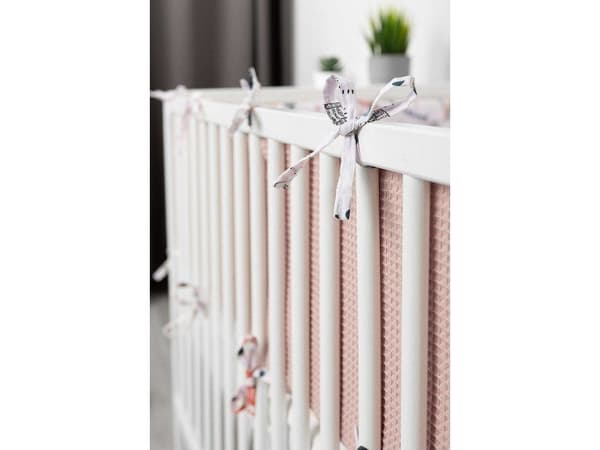 Sensillo BED BUMPER BUMPER WAFER FOX PINK