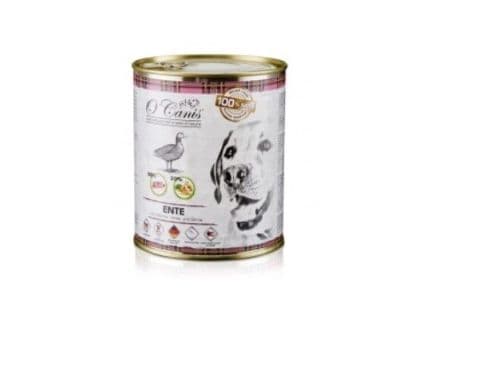 O'Canis hundefoder på dåse - vådfoder - and, hirse og gulerødder - 400 g
