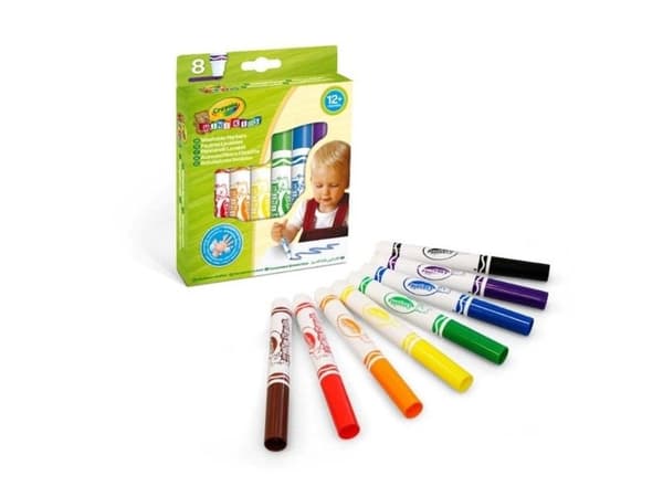 CRAYOLA 8 MINI Kids First Markers