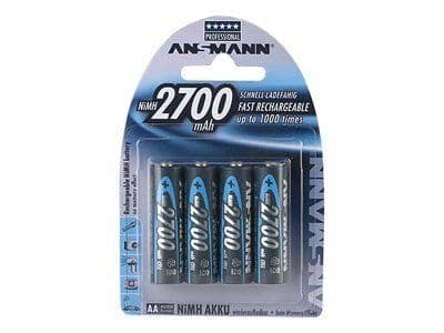 ANSMANN Energy Mignon - Batteri 4 x AA-type - NiMH - (ladbare) - 2700 mAh