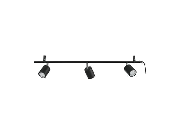 Portello Spot GU10, 3x400 lumen, sort