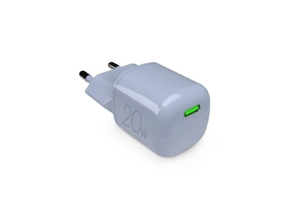 PURO PUFCMTCUSBC20WGLBLUE, Innendørs, AC, 12 V, Trådløs lading, Blå