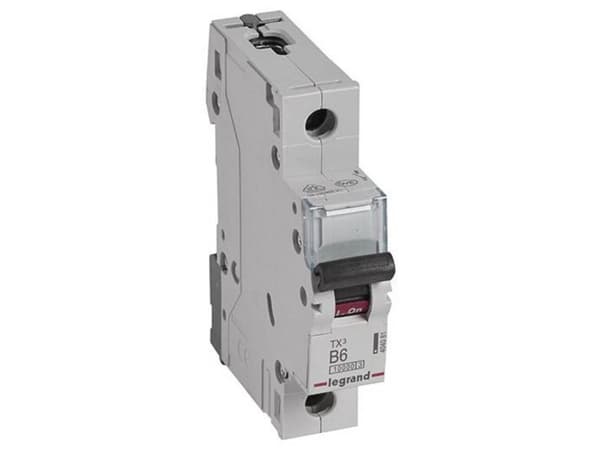 Legrand TX3, Dvärgbrytare, Typ B, IP20, 240 - 415 V