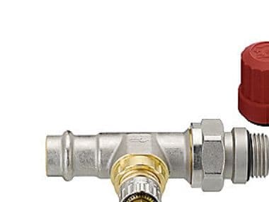Ventilhus RA-N 1/2" rak anslutning 15 mm press