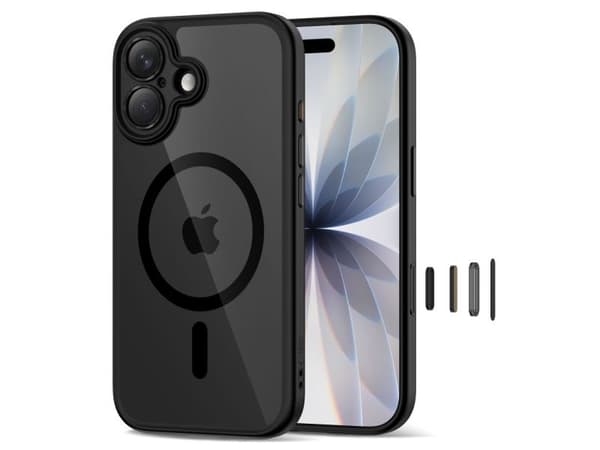 Tech-Protect Magpeak Magsafe CC-skal till iPhone 17 - Clear Black