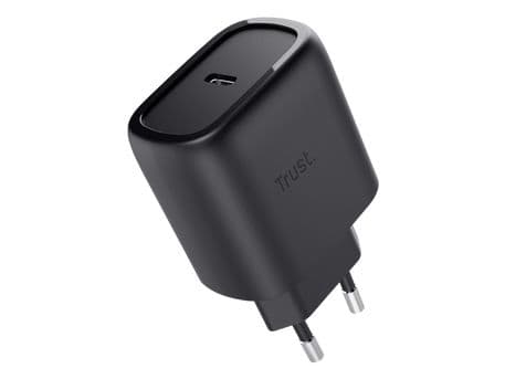 Trust USB-vegglader Maxo USB-C-GaN 45 W svart (25521)