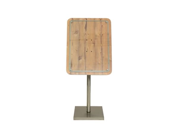 Securit® GLASS STAR Informationsdisplay 85 til 4xA4, eg - komplet kit