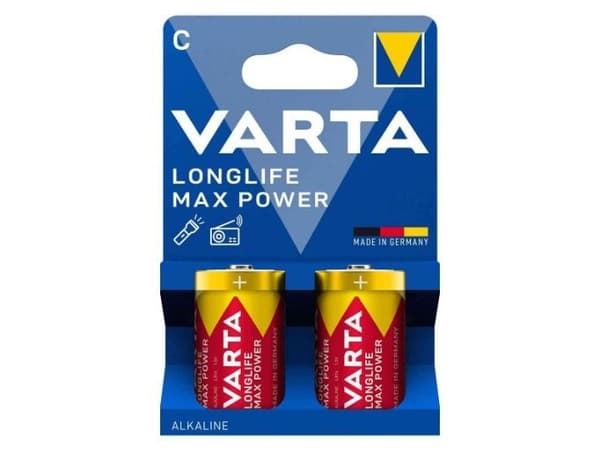 Varta Max Tech 04714 - Batteri 2 x C - Alkalisk