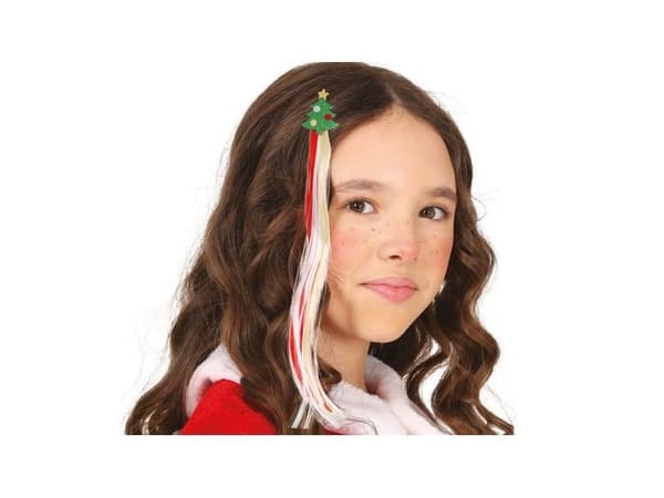 Hårförlängning med julgran
