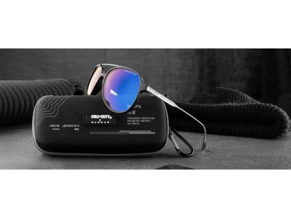 Gunnar Optiks COD-03001, Men, Oval, Gaming, Black, Nylon polymer, Amber