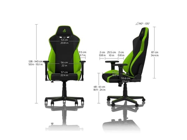 Nitro Concepts S300 polstret sete polstret rygg