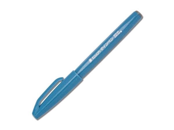 Pentel SES15C-S, Blå, Blå, Rund, Vattenbaserat bläck, 1 styck