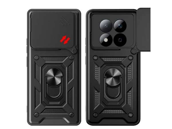 Tech-Protect CamShield Pro-etuiet til Xiaomi Poco M8 Pro / Redmi Note 15 Pro+ 5G - sort