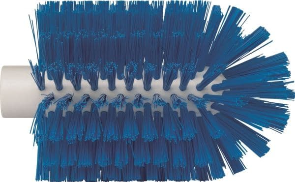 Rörborsthuvud Vikan 17 cm, Ø10 cm, blå, polyester/PP/rostfritt stål