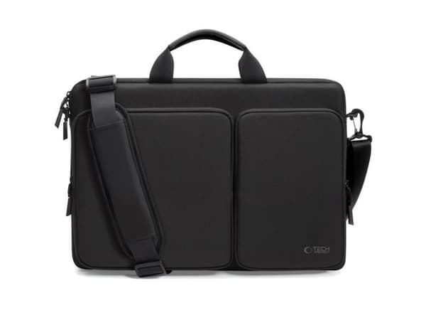 Tech-Protect Defender-bag for 17" laptop - svart