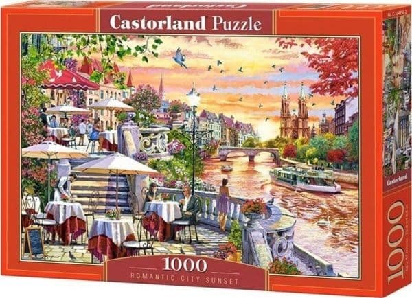 Puslespill 1000 brikker Romantic sunset