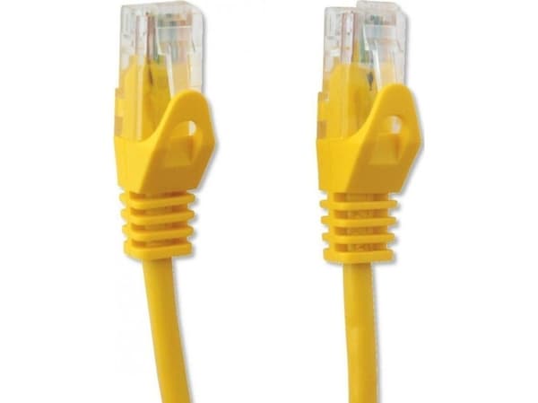 Techly Techly Patch johto Cat5e UTP 0,25m żółty CCA