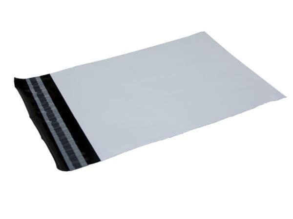 Fraktpåsar PE vit 190x250mm 100 st/pack - (100 x 5 förpackningar)