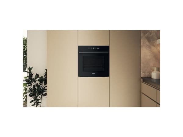 Whirlpool, 73l, pyro, sort - innebygget ovn