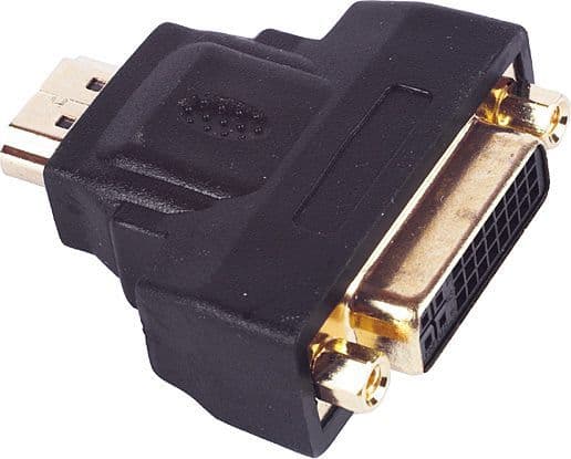 Delock - Videokort - DVI-D hona till HDMI hane