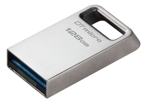 Kingston DataTraveler Micro - USB-flashstasjon - 128 GB - USB 3.2 Gen 1