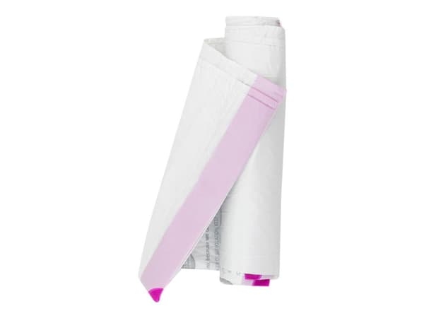Avfallspåsar Brabantia SmartFix C, 12 L, 25 µm, vit, förpackning med 20 st